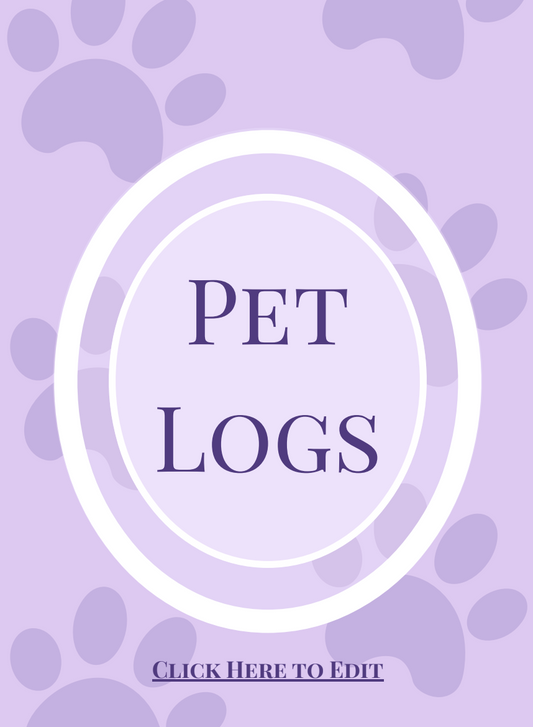 Digital Pet Log – Stay Organized & Keep Your Pet Happy and Healthy