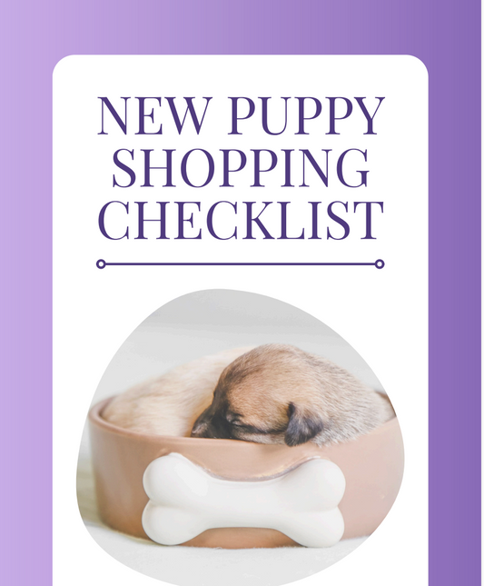 New Puppy Shopping Checklist
